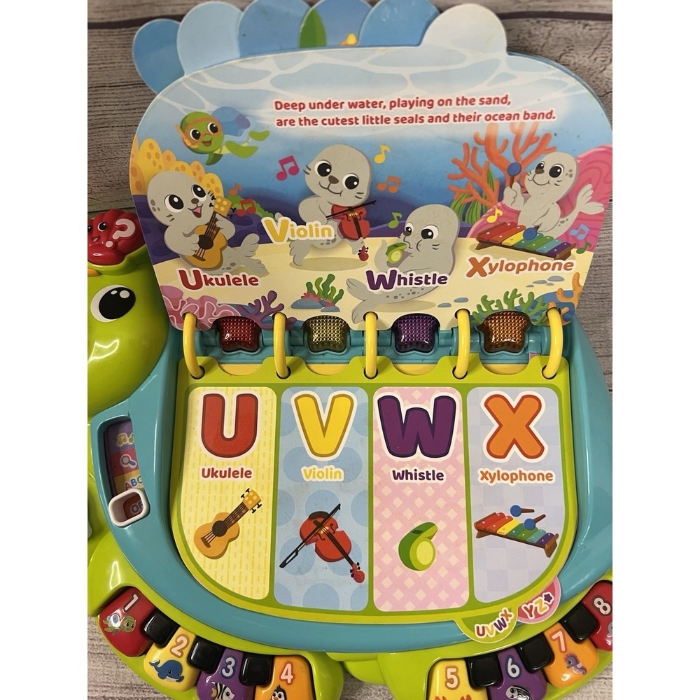 VTech Touch and Teach Sea Turtle Interactive Learning Book Tested And Works - Picture 9 of 14